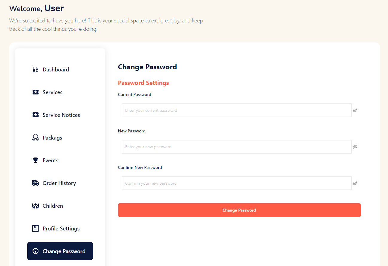 Change Password