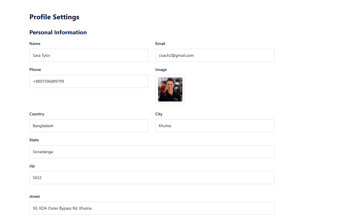 Account Settings