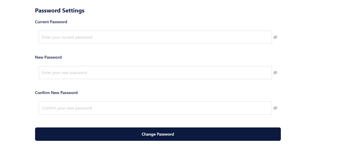Change Password